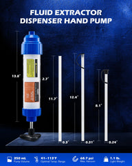 Orion Motor Tech close-up of transparent barrel with milliliter and quart scale for accurate measurement