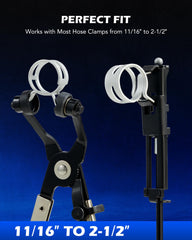 Orion Motor Tech flexible cable pliers detail reaching tight areas for easier clamp release