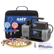 Orion Motor Tech front assembly showing pump and manifold for compact convenience