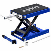 Orion Motor Tech front view showing wide deck and stable base for secure lifting
