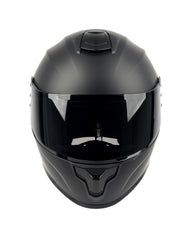 Orthrus helmet side profile displaying dual visor options and secure fit
