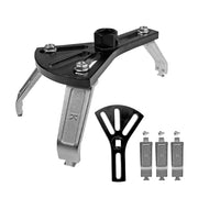Osilly tool front view showing three adjustable arms and durable build benefit