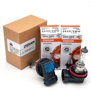 OSRAM H11 front packaging showing product and benefits