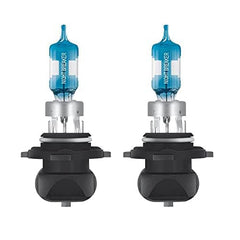 OSRAM lamp installed in vehicle headlight housing showing easy fit and brighter illumination