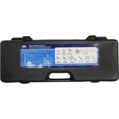 OTC 5 lb slide hammer close-up showing weight and ergonomic handle control
