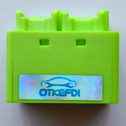 OTKEFDI front view of SGW bypass dongle showing compact green socket benefit