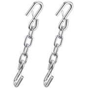 Otoolling front view of four galvanized chain extensions showing value and durability