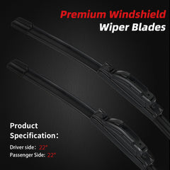 OTUAYAUTO close-up of rubber wiping edge showing smooth streak-free performance