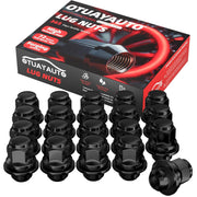 OTUAYAUTO front packaging showing mag seat lug nuts and benefit of complete 20-piece set