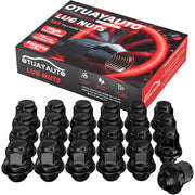 OTUAYAUTO front view of 24-piece lug nuts showing full set and packaging for easy replacement