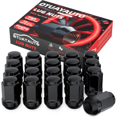 OTUAYAUTO lug nuts front view showing complete 20-piece set and uniform finish