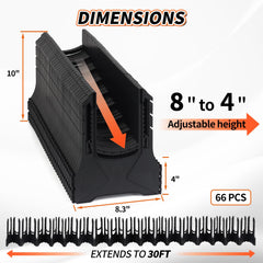 OULEME close-up of polypropylene material highlighting durable weather-resistant build