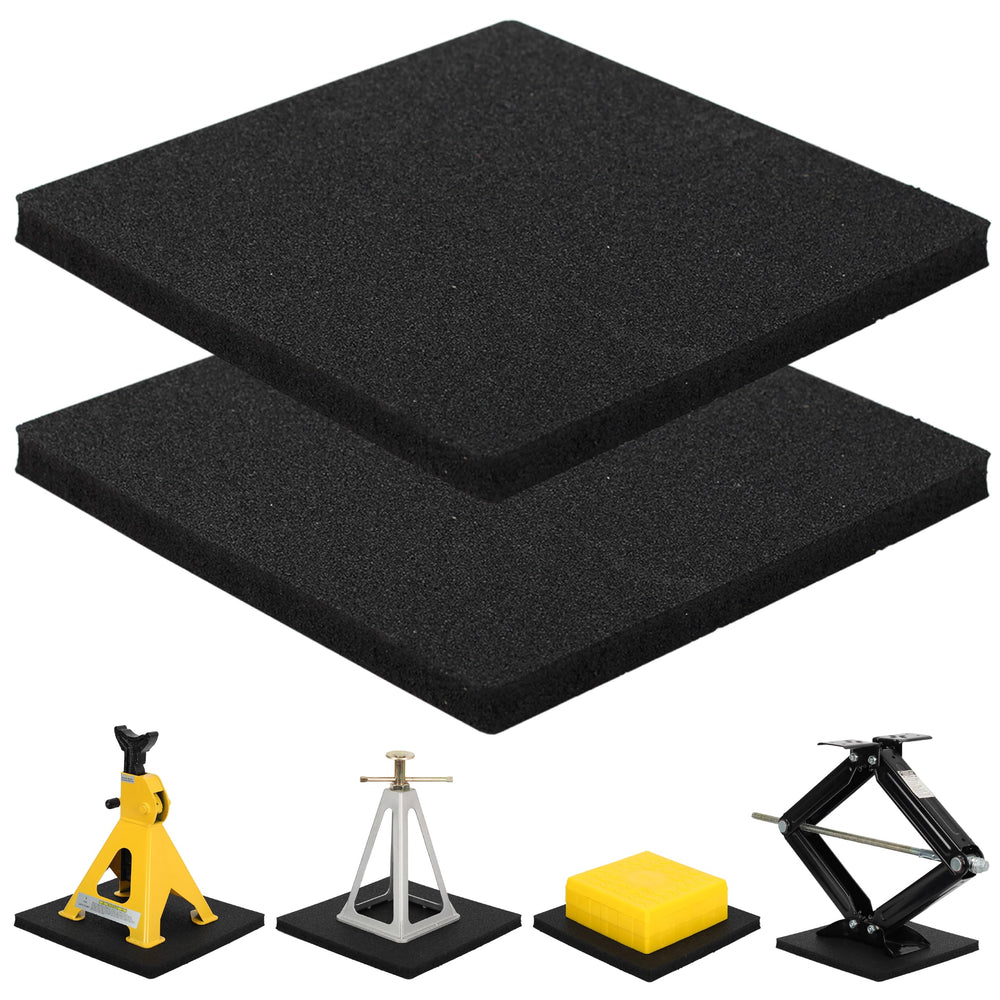 OULEME front-facing pair of rubber leveling pads showing shape and size for stability
