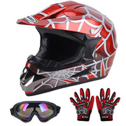 Oumurs helmet front view showing full-face protection and DOT compliance