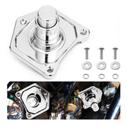 OURONOTO chrome starter button front view showing polished finish and clean mount benefit