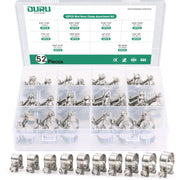 OURU clamp kit front view showing all sizes and storage box for quick access