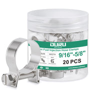 OURU front view of 20pcs clamps showing organized kit and ready-to-use durability