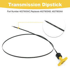Outopakkle dipstick installed in tube showing proper fit in Dodge Ram transmission