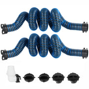 OUTPRIZE front view of 20ft RV sewer hose kit showing complete package benefit