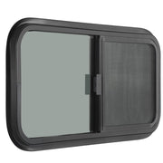 OUTPRIZE front view showing sliding tinted window and trim ring, enhances privacy