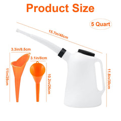OUYPLTNY close-up of detachable long nozzle for precise spill-free pouring