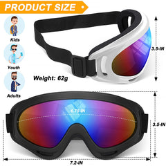 OXG close-up of shatter-resistant PC lens highlighting clear vision and UV protection