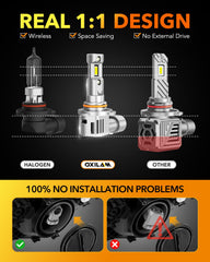 OXILAM cooling system detail with fan and heat sink for durability benefit