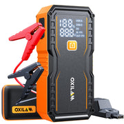 OXILAM front panel showing controls and ready status for quick roadside restarts