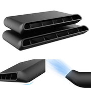 OXILAM front view under-seat deflector showing shape and fit for ease