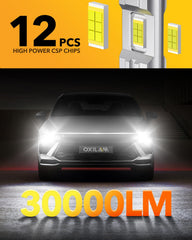 OXILAM H1 close-up of LED chips highlighting high-power array and improved beam control