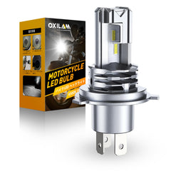 OXILAM bulb front view showing bezel and connector for easy replacement