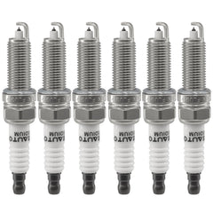 OYEAUTO packaged set of six spark plugs showing box and plugs, reliable replacement