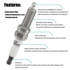 OYEAUTO plug installed in V6 engine highlighting easy fitment and restored ignition
