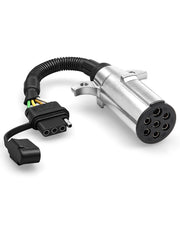 Oyviny front 7-way round plug showing durable connection and reliable fit