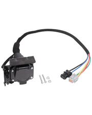 Oyviny front connector view showing plug orientation and easy plug-in installation