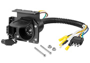 Oyviny front view showing dual 4 and 7 pin connectors for versatile towing
