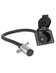 Oyviny front view of adapter showing 6-pin to 7-pin conversion benefit