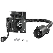 Oyviny front view of adapter showing both 7-way and 4-way outputs for flexible towing