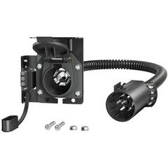 Oyviny front view of adapter showing both 7-way and 4-way outputs for flexible towing