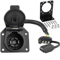 Oyviny front connector view showing secure mount and easy hookup benefit