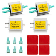 Oyviny diode kit front view showing components and compact packaging for easy installation