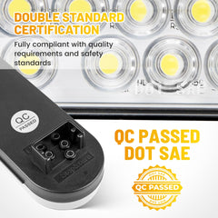 Oyviny detail of ears and rubber grommet showing secure flush mount benefit