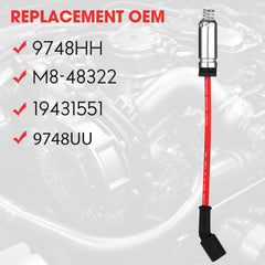 Ozikutech iridium spark plug closeup showing fine electrode durability