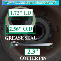 OZISENS close-up of double-lip rubber showing durable seal profile and protection