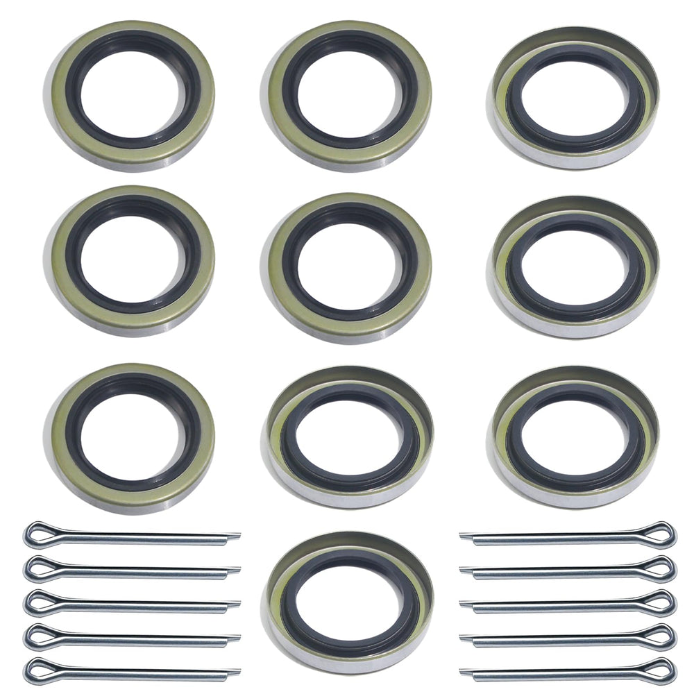 OZISENS front packaging showing ten seals and cotter pins for quick restocking