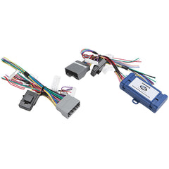 PAC wiring closeup showing harness and outputs preserving controls and chimes