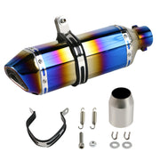 PACEWALKER front view of grilled blue muffler showing sporty finish and fit benefit