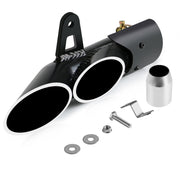 PACEWALKER front view muffler showing sleek dual outlets and styling benefit