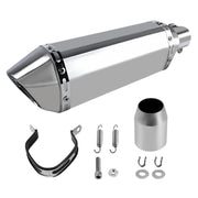 PACEWALKER front view showing sleek titanium muffler and outlet, enhances styling