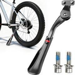 Pacify kickstand front view showing sleek aluminum body and mounting points for reliable support